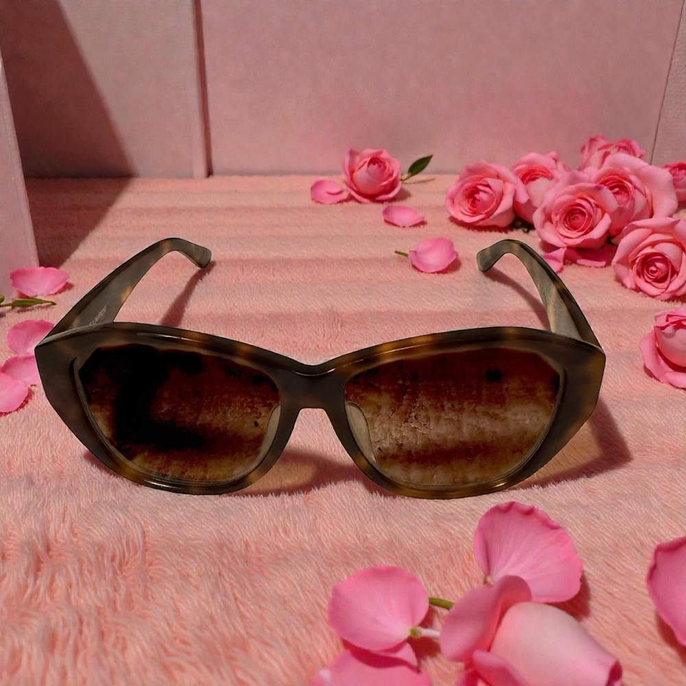 Saint Laurent Tortoise Shell Sunglasses - Picture 5 of 11